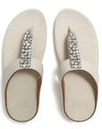 FitFlop FINO Pearls-And-Crystal Toe-Post Sandals