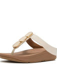 FitFlop LULU Glossy Button Toe-Post Sandals