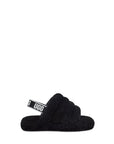 UGG UGG Kids Fluff Yeah Slide Black 12 