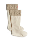 Hunter Hunter 6 Stitch Cable Tall Boot Sock Accessories Greige M