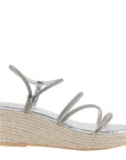 Holster Holster Viva Espadrille Sandal Silver 3