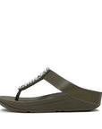 FitFlop FINO Pearls-And-Crystal Toe-Post Sandals