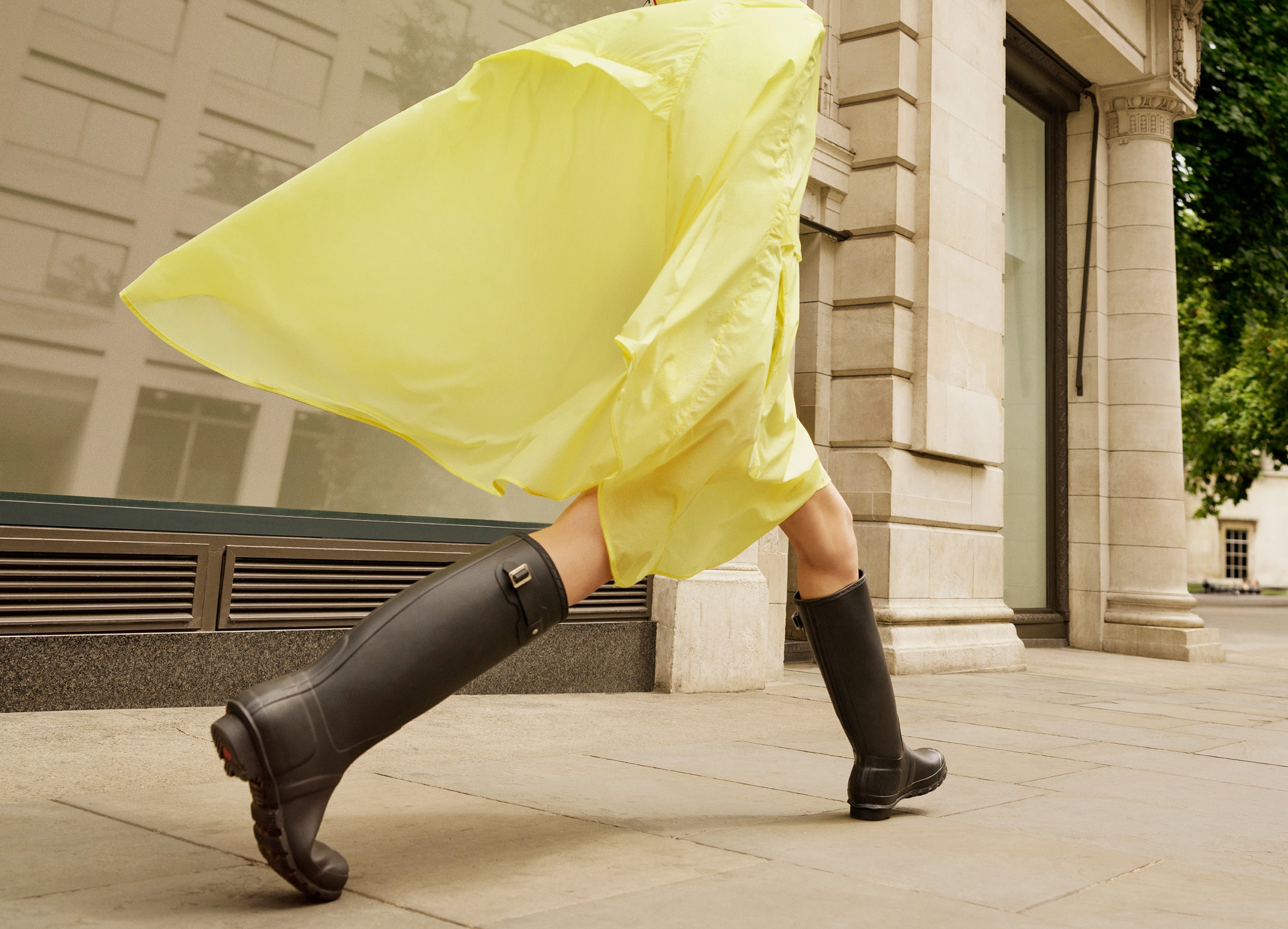 Hunter boots on sale with heels