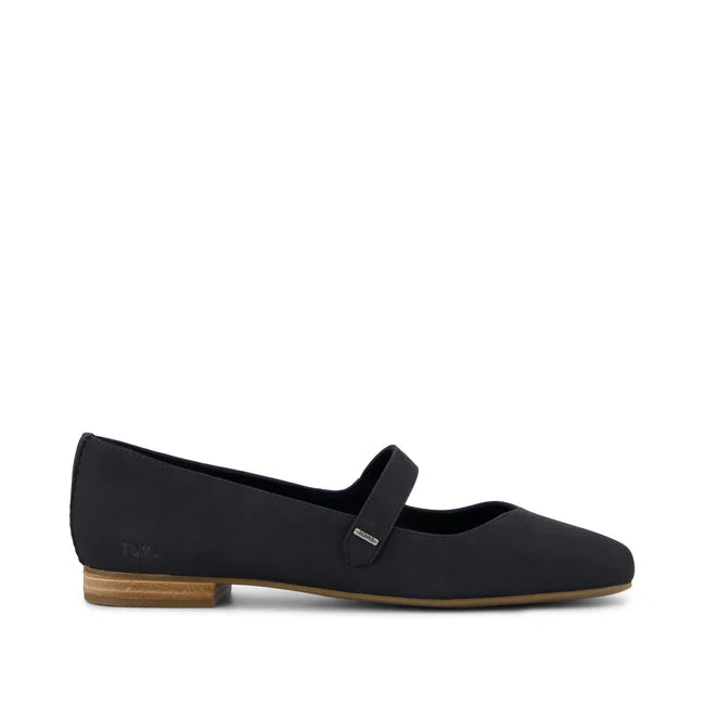TOMS Bianca Flat Slip on Black 3