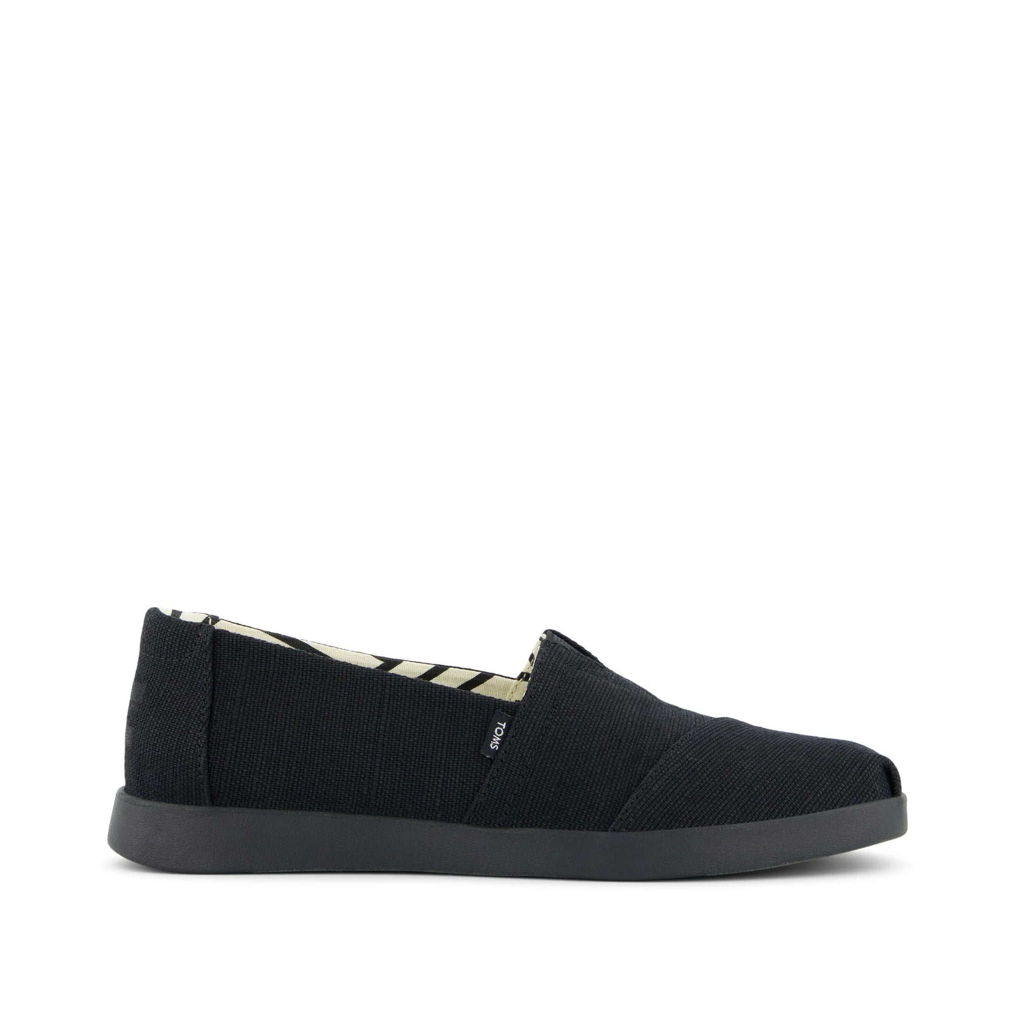 TOMS Alpargata Plus Slip on Black UK 3