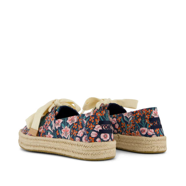 TOMS Carolina Lace Up Espadrille Shoes