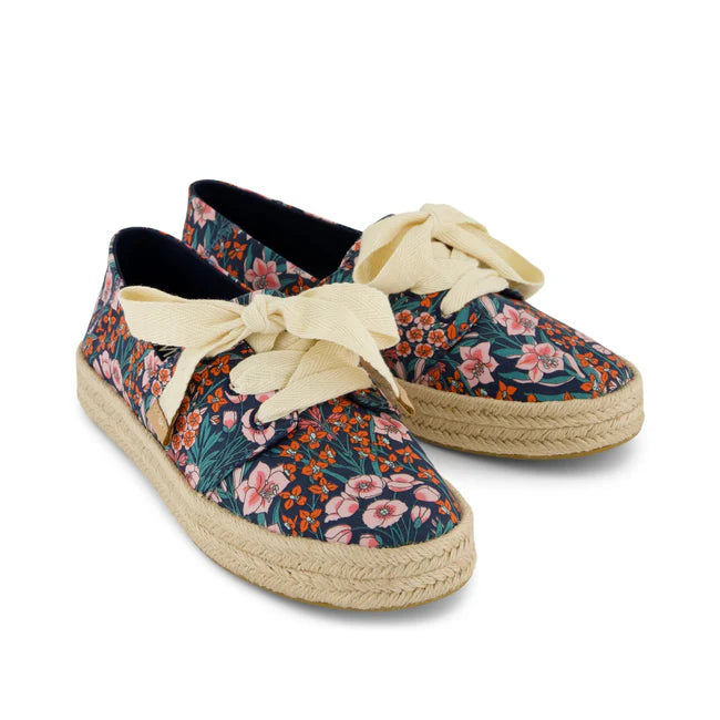 TOMS Carolina Lace Up Espadrille Shoes