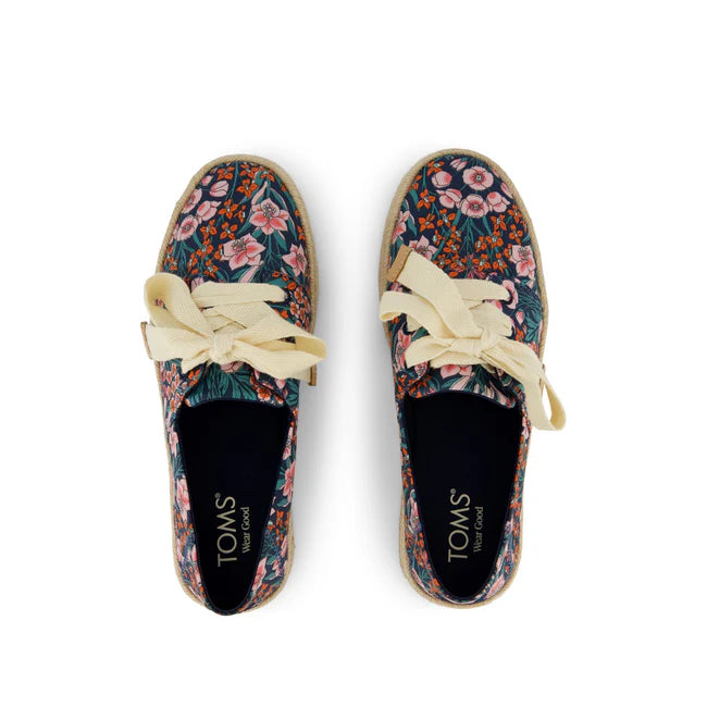 TOMS Carolina Lace Up Espadrille Shoes