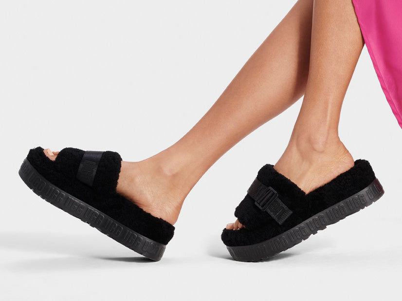 Ugg fluffita popular platform sandals