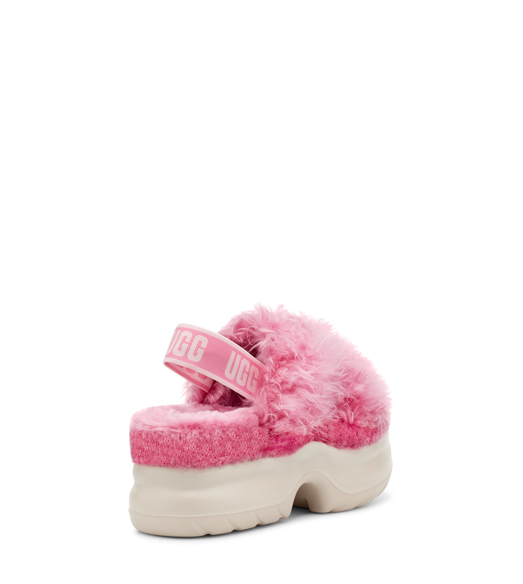 Pink ugg best sale platform slippers