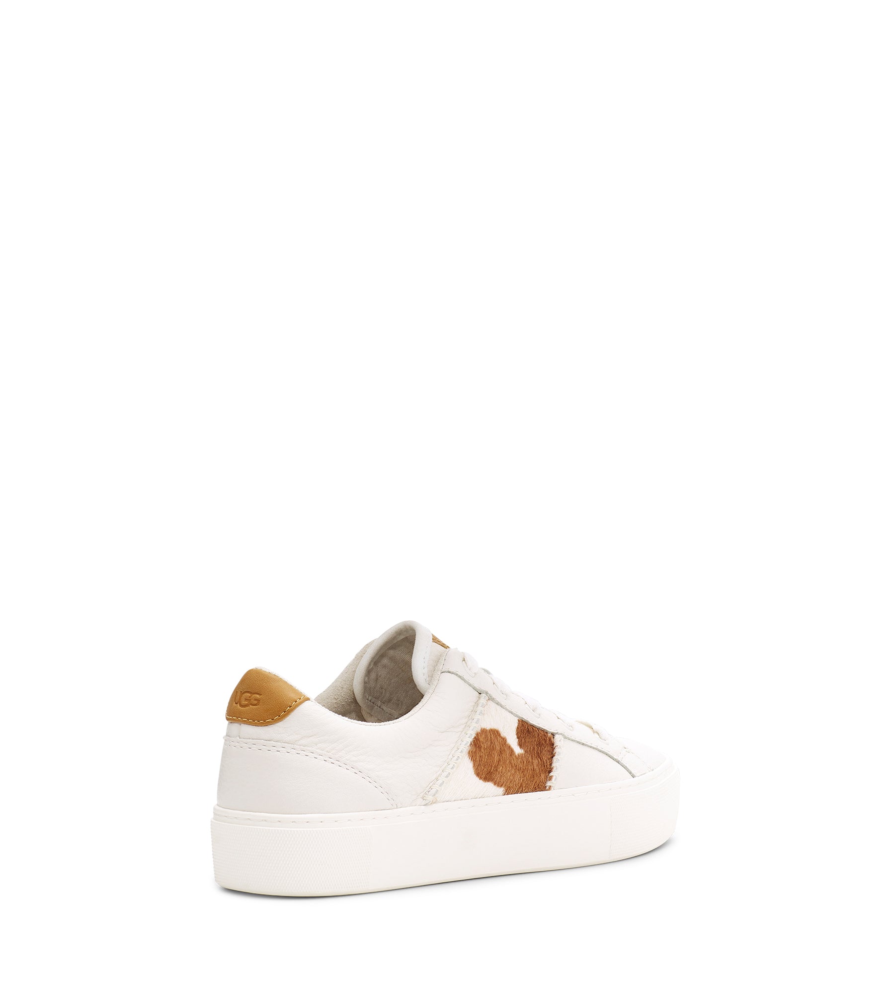 UGG UGG Dinale Cow Print Leather Sneaker   