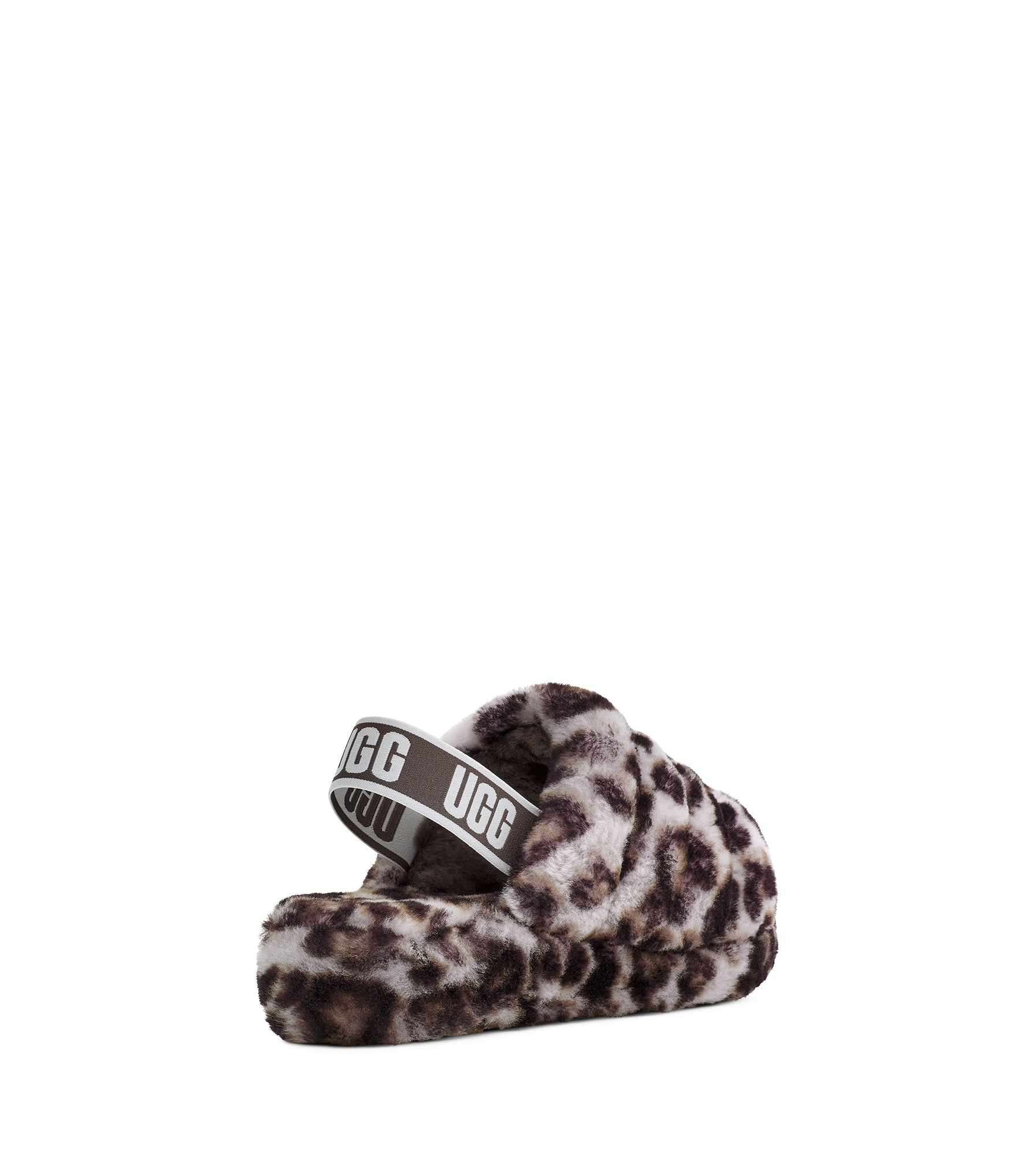 Leopard print best sale fluff yeah slides