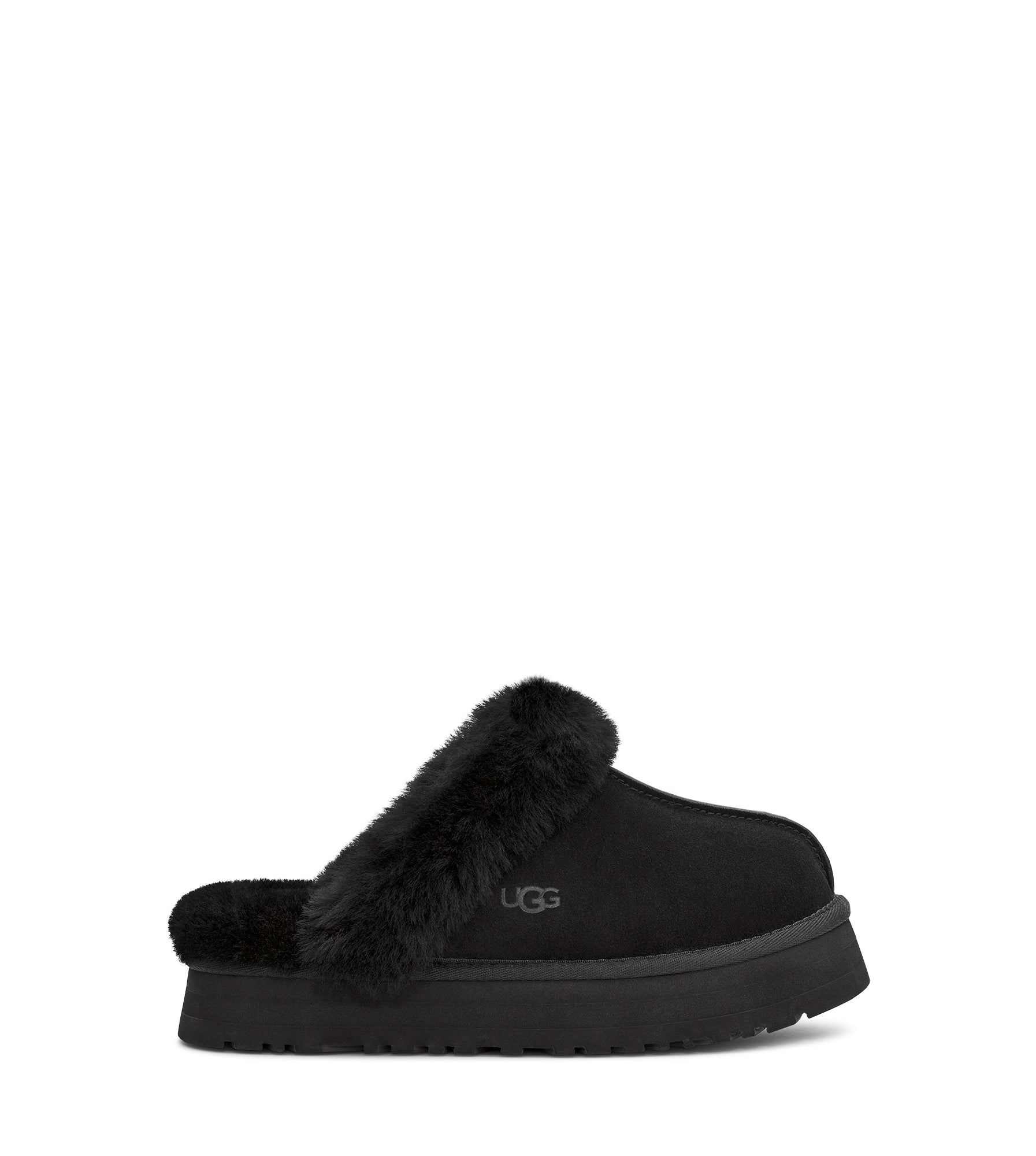 Ugg slippers black clearance womens