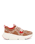 Sample UGG Calle Lace Speckled Sneaker Chestnut 5 