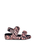 UGG UGG Oh Yeah Tiger Print Slippers Pink Scallop 3 