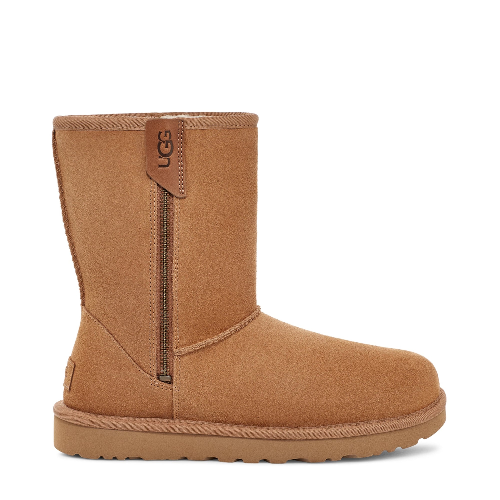 UGG UGG Classic Short Bailey Zip Boot Chestnut 3 