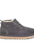 ugg Neumel Shaggy Suede Boot Dark Grey UK8
