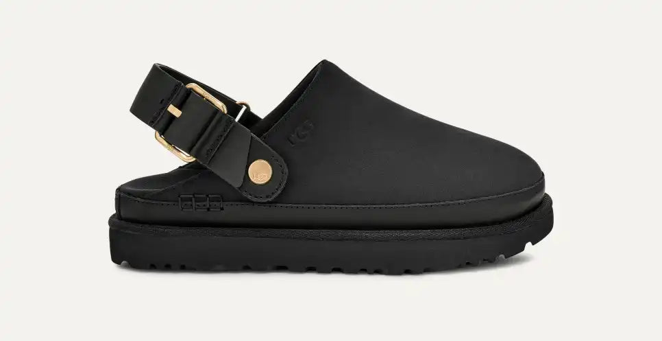 UGG Women&#39;s Goldenstar Villa Clog Slip on Black 3