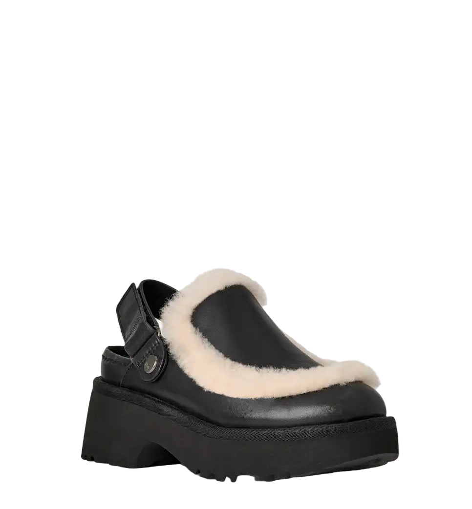 UGG Women&#39;s Esmee Leather Clog Slip on