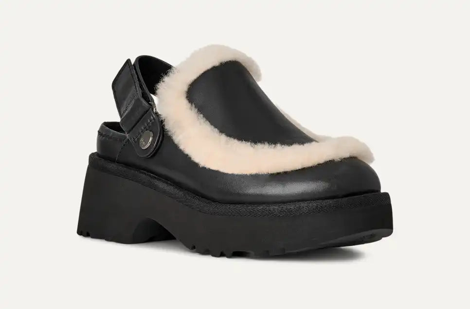 UGG Women&#39;s Esmee Leather Clog Slip on