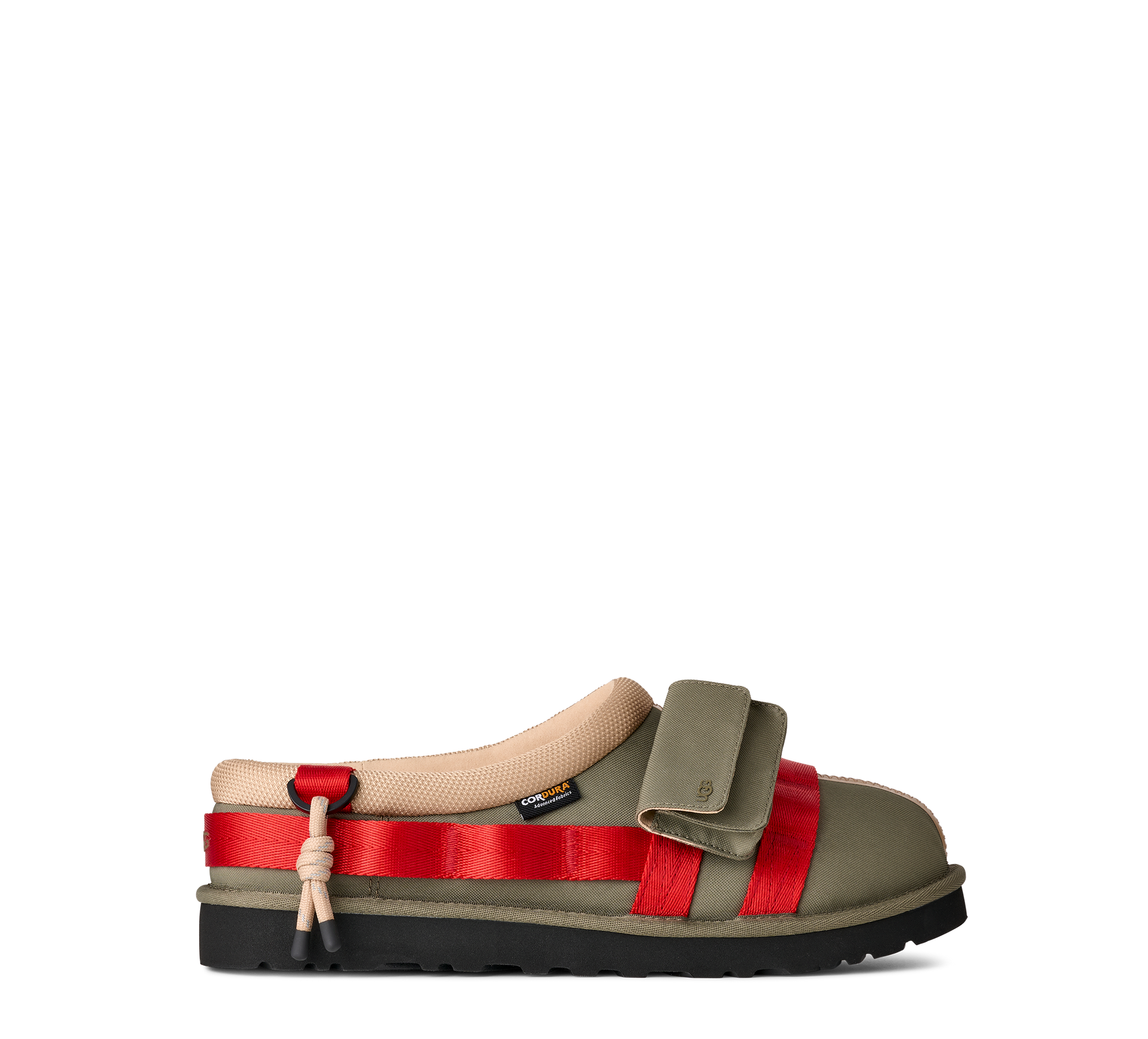 UGG UGG Womens Tasman Wildwood Slip On Burnt Olive/Red Paper UK6