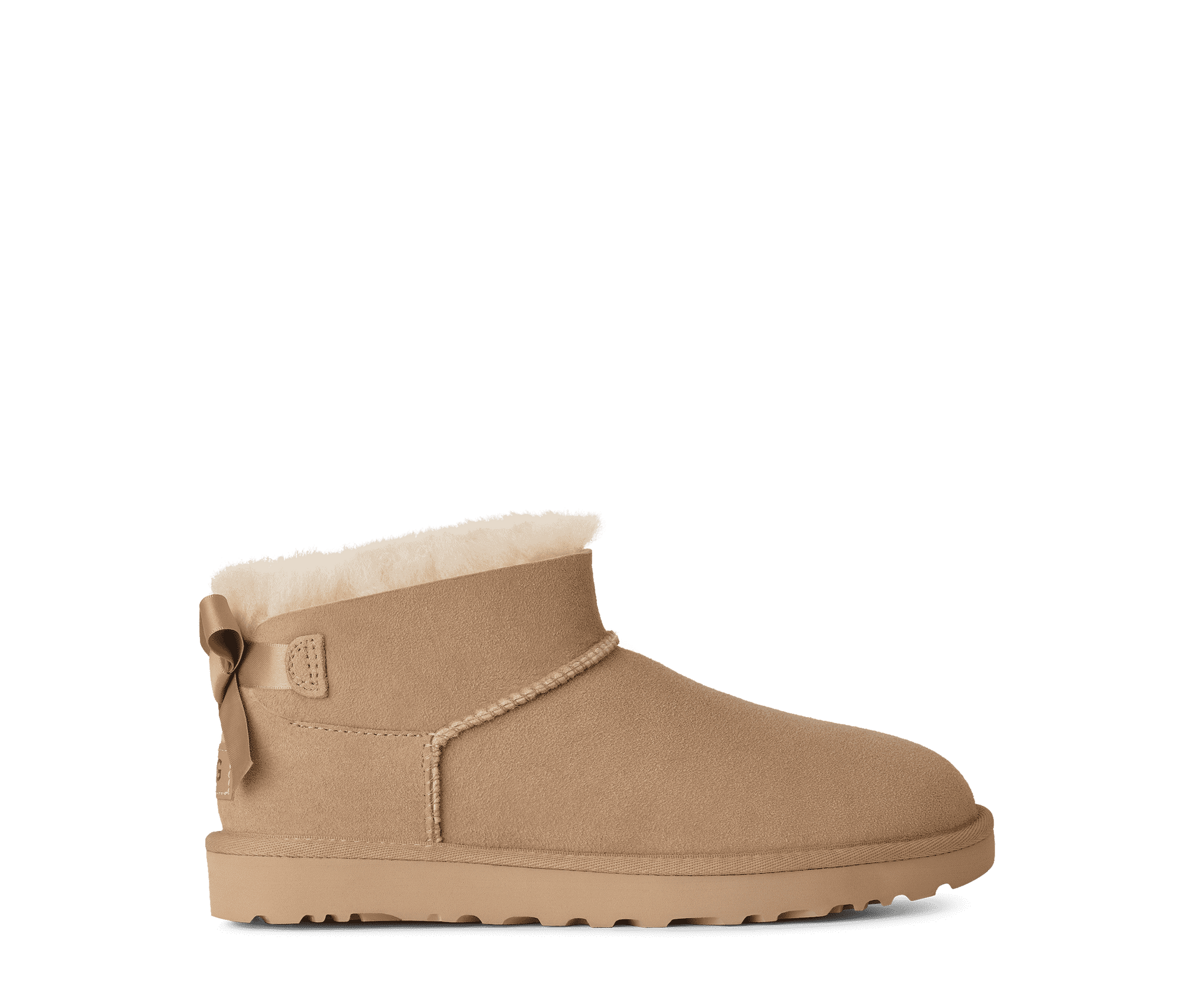 Trenton UGG Ultra Mini Bailey Bow BOOT Sand UK3