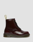 Dr Martens Dr Martens 1460 Vegan Oxford Rub Off Lace Up Boots Boot Cherry Red UK 3