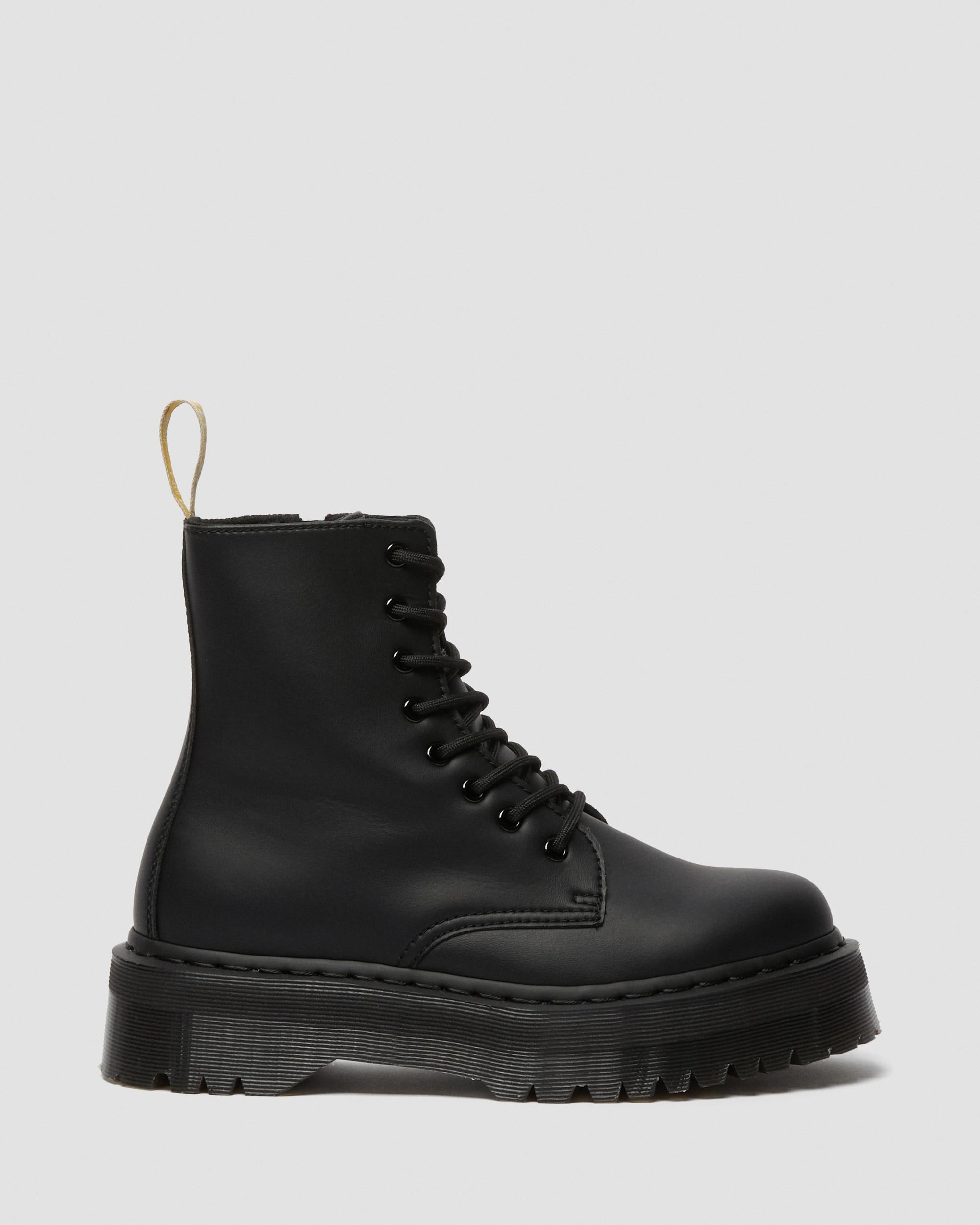Dr Martens Dr Martens Vegan Jadon II Mono Platform Boots Boot Black UK 3