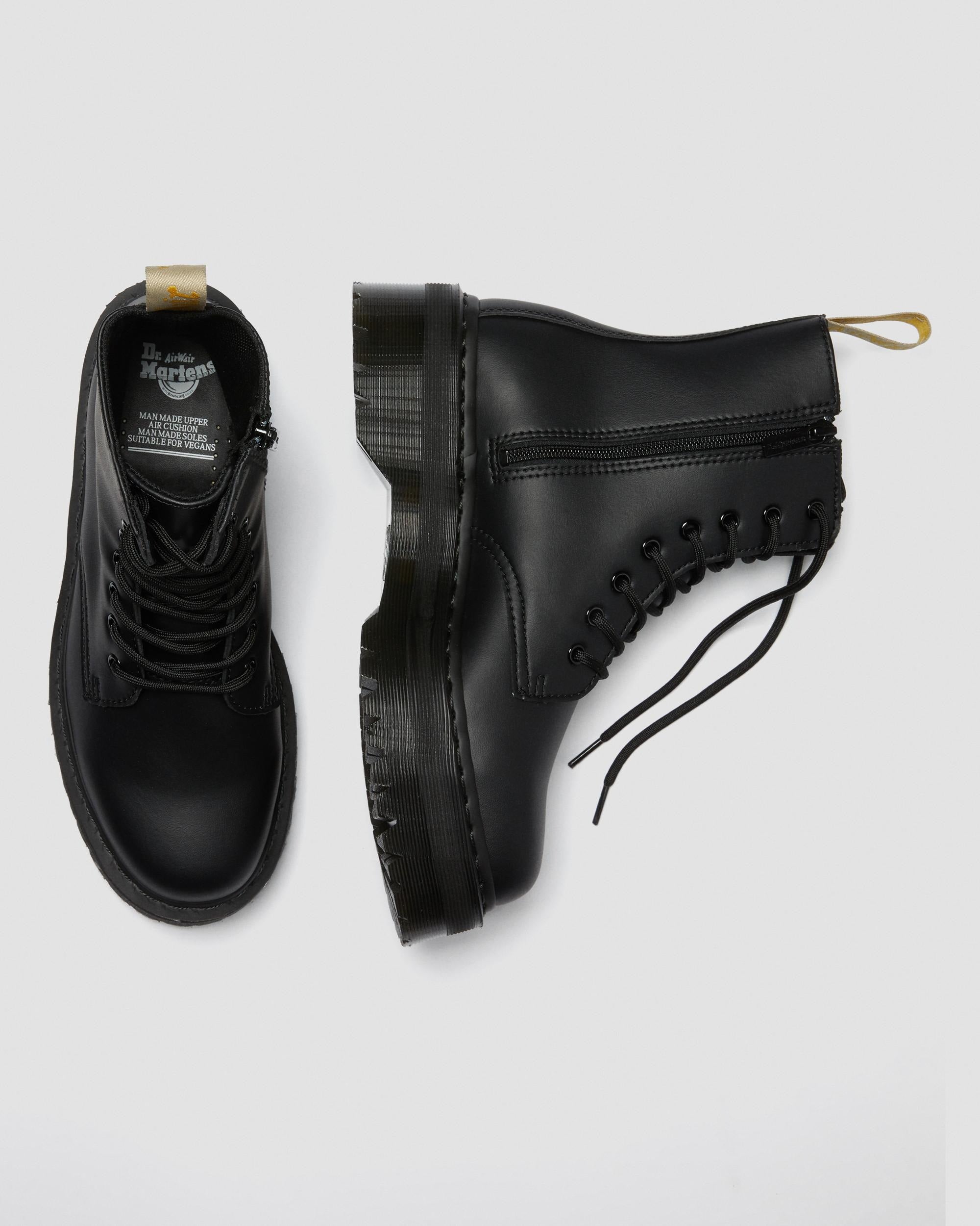 靴 Dr. Martens JADON DS UK5 Dr Martens Vegan Jadon II Mono Platform Boots - Trenton