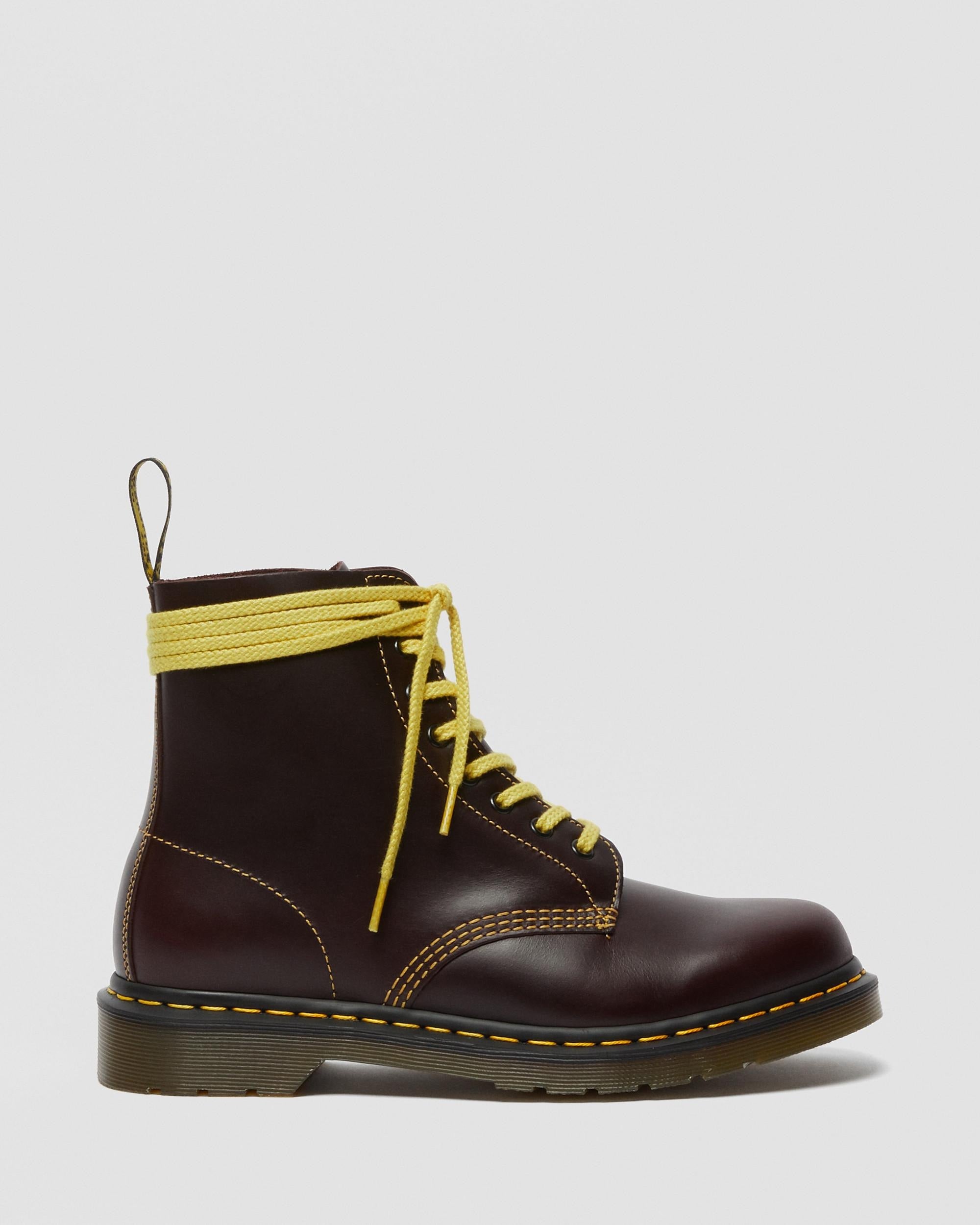 Dr Martens Dr Martens 1460 Pascal Atlas Leather Lace Up Boots Boot Oxblood UK 3