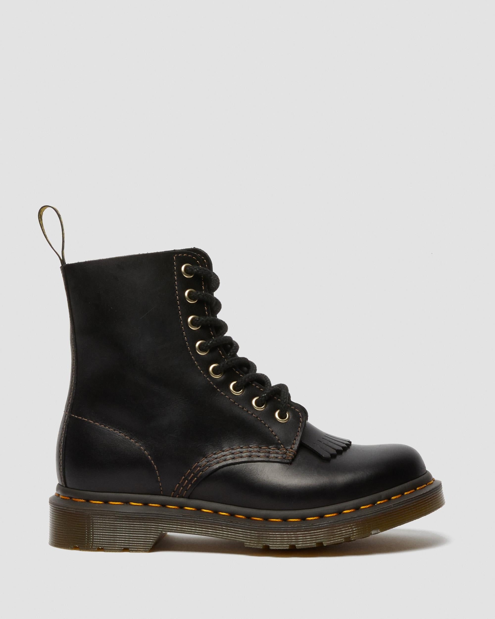 Dr Martens Dr Martens 1460 Pascal Abruzzo Leather Boots Boot Black UK 3