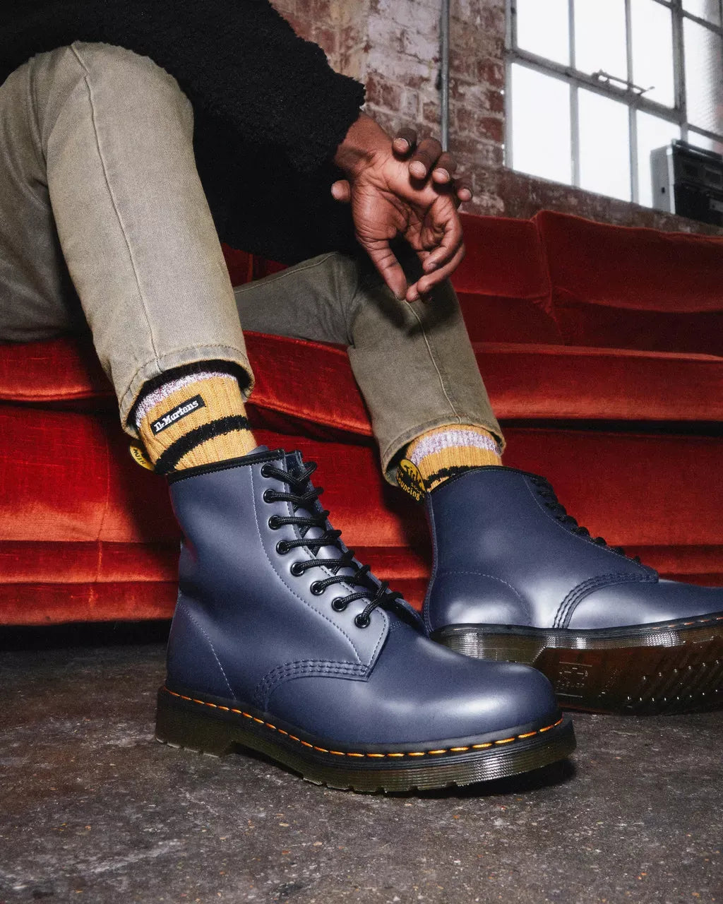 Dr Martens 1460 Smooth Leather Lace Up Boots