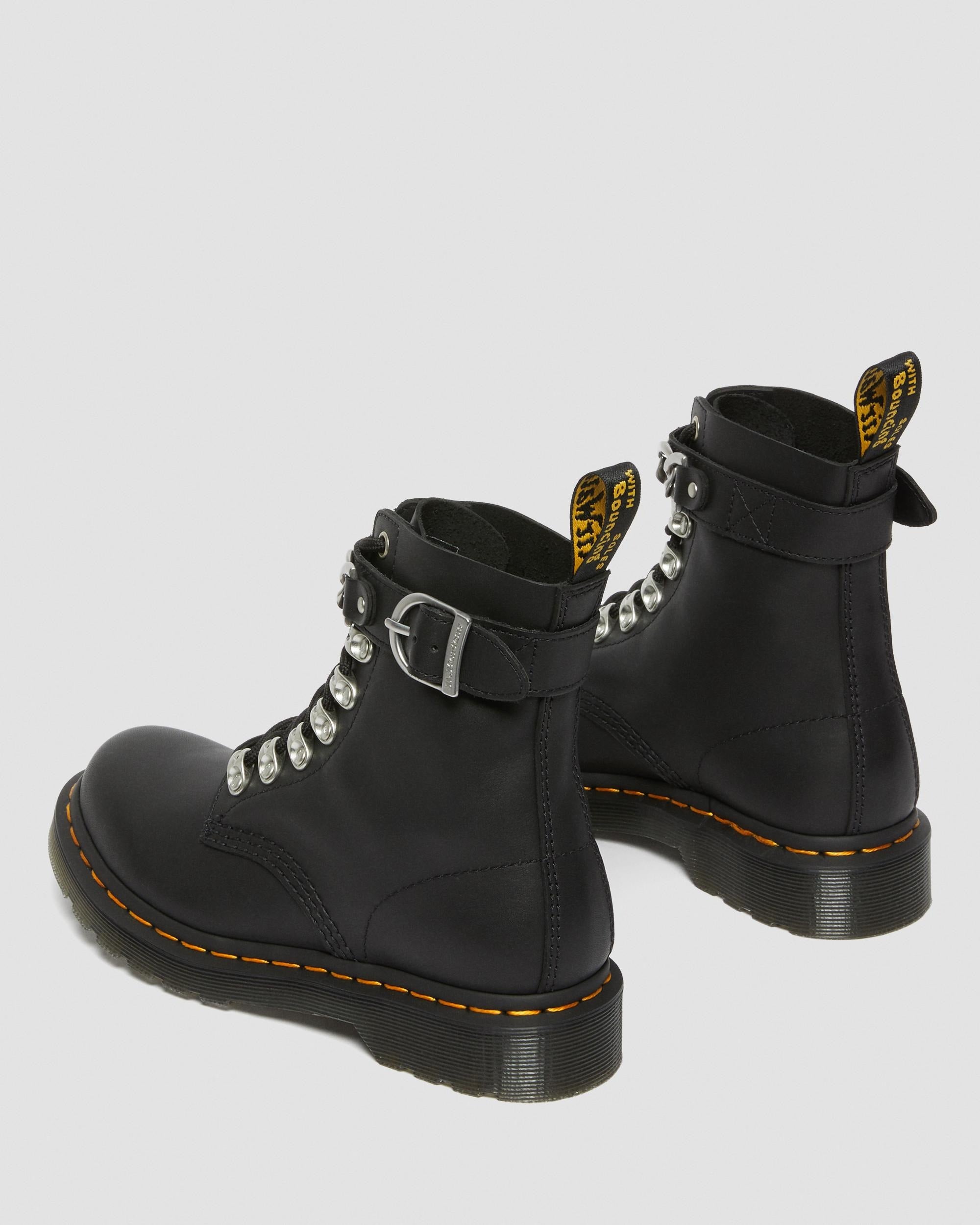 Dr Martens Dr Martens 1460 Pascal Chain Leather Lace Up Boots Boot
