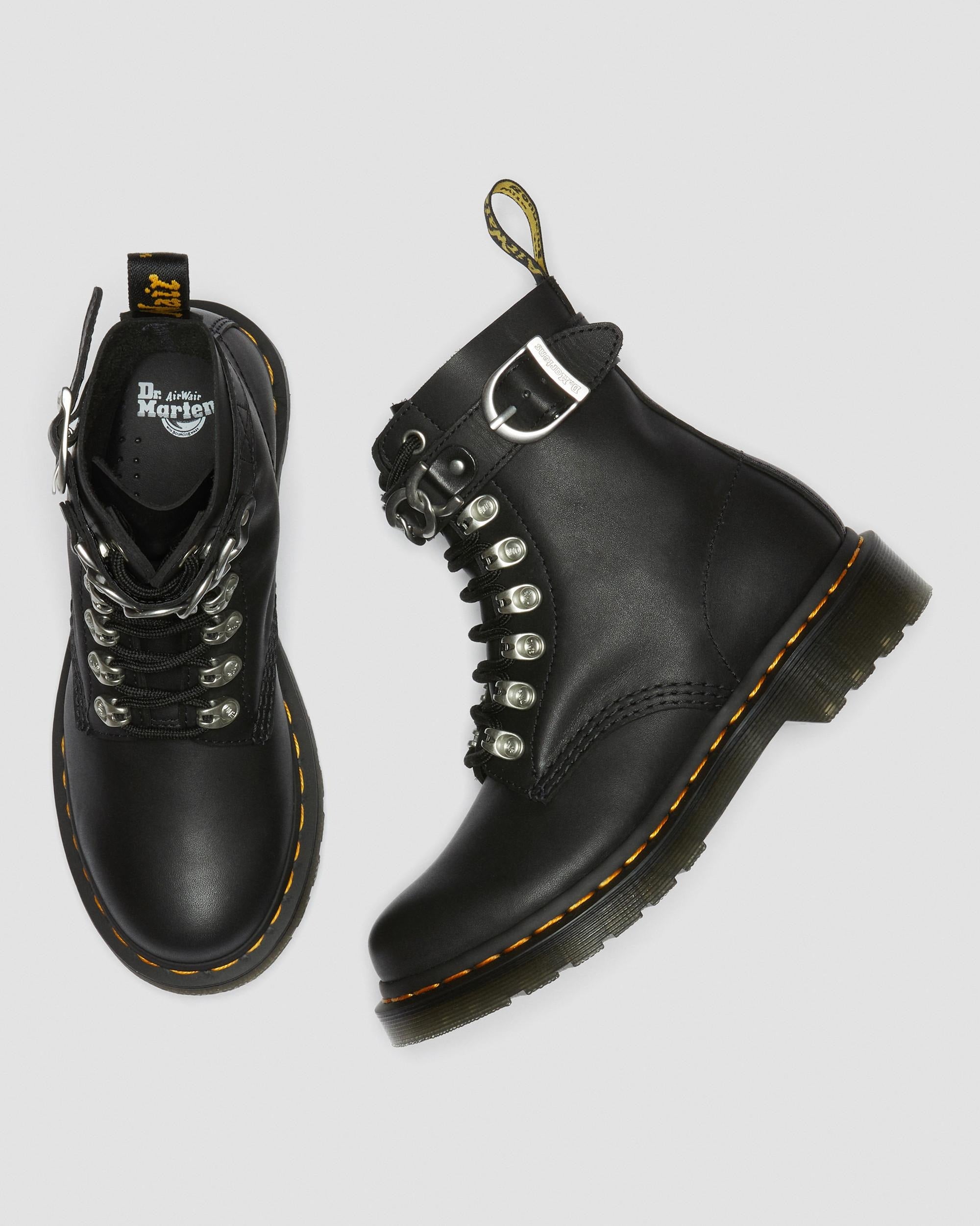 Dr Martens Dr Martens 1460 Pascal Chain Leather Lace Up Boots Boot