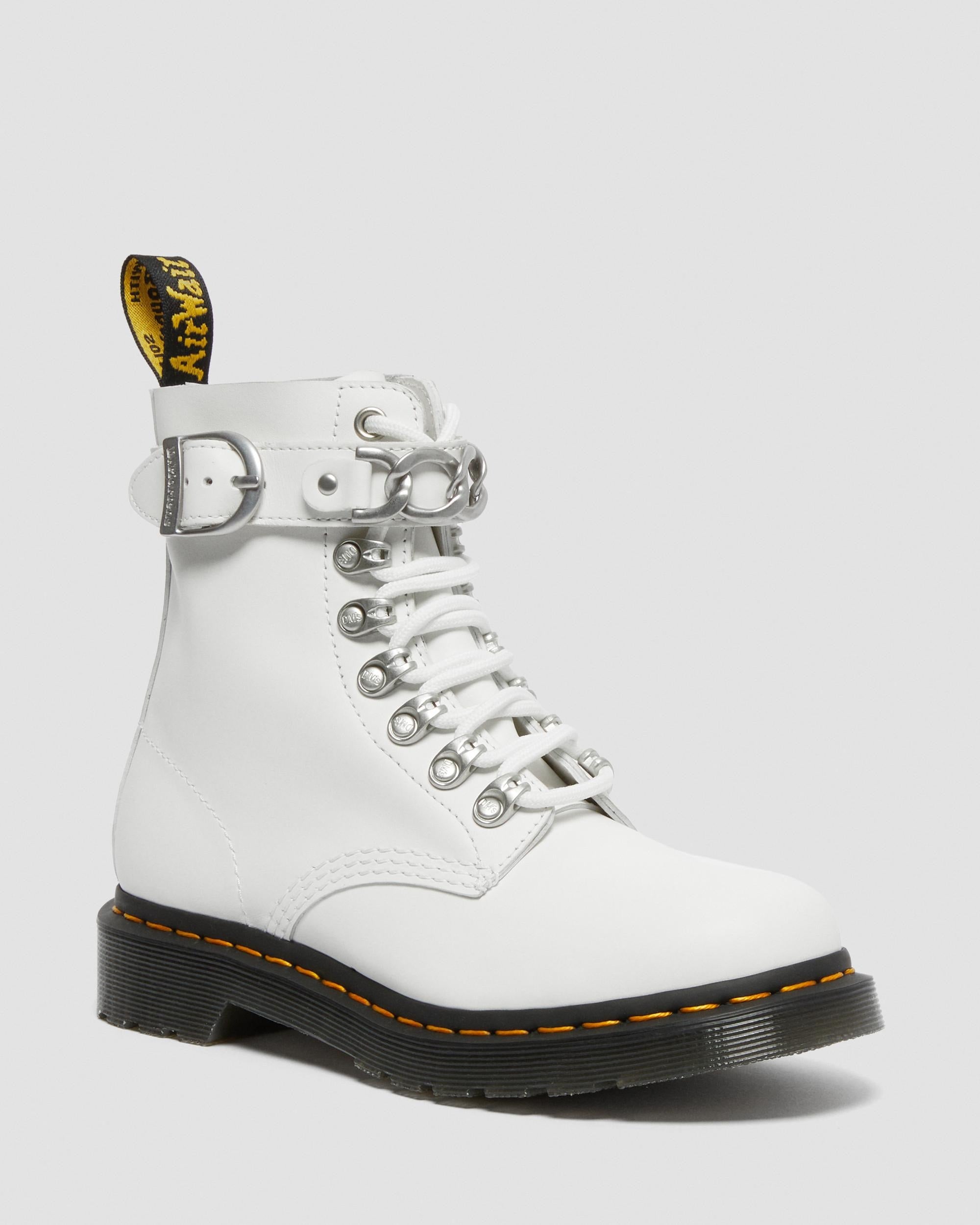 Dr Martens Dr Martens 1460 Pascal Chain Leather Lace Up Boots Boot