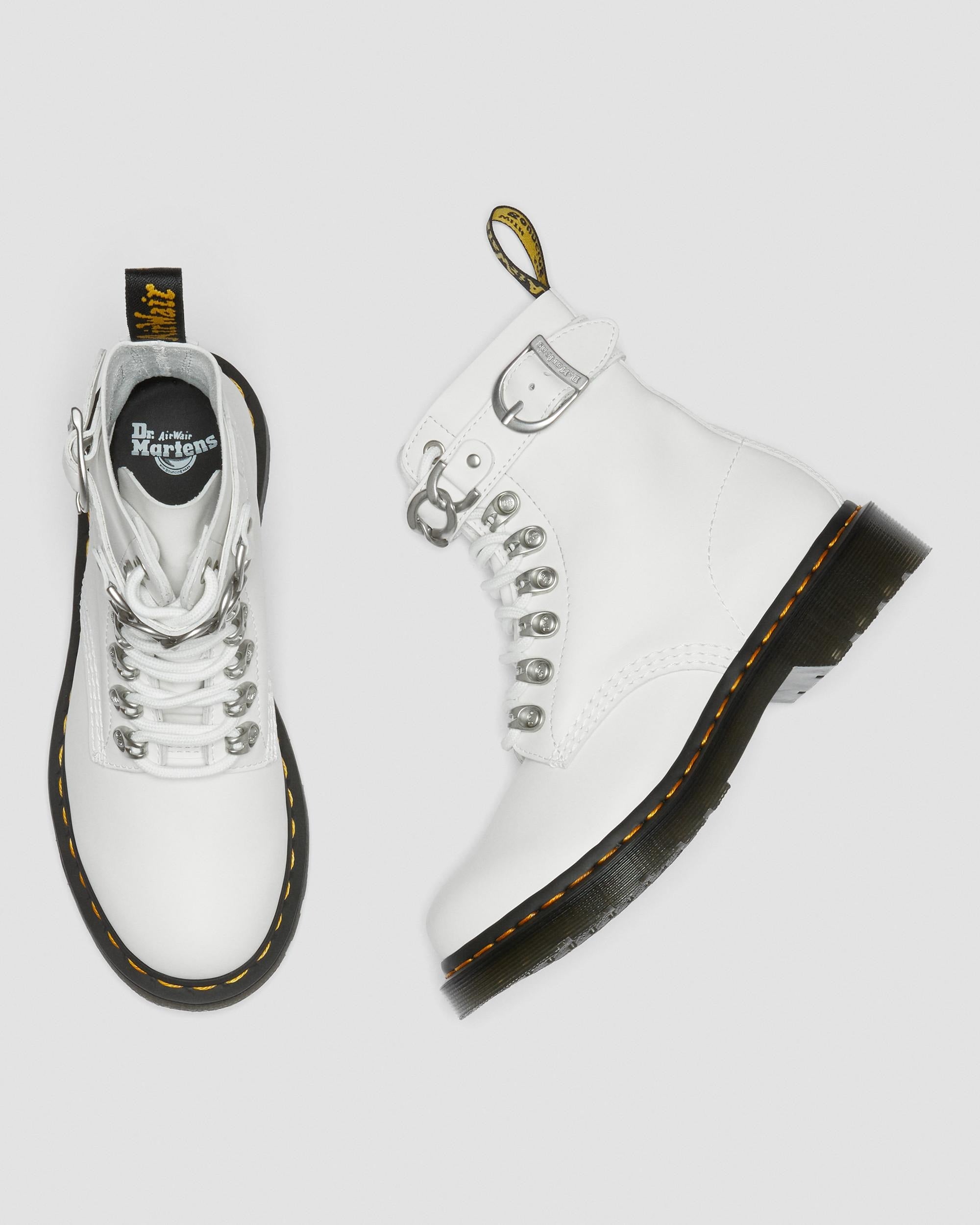 Dr Martens Dr Martens 1460 Pascal Chain Leather Lace Up Boots Boot