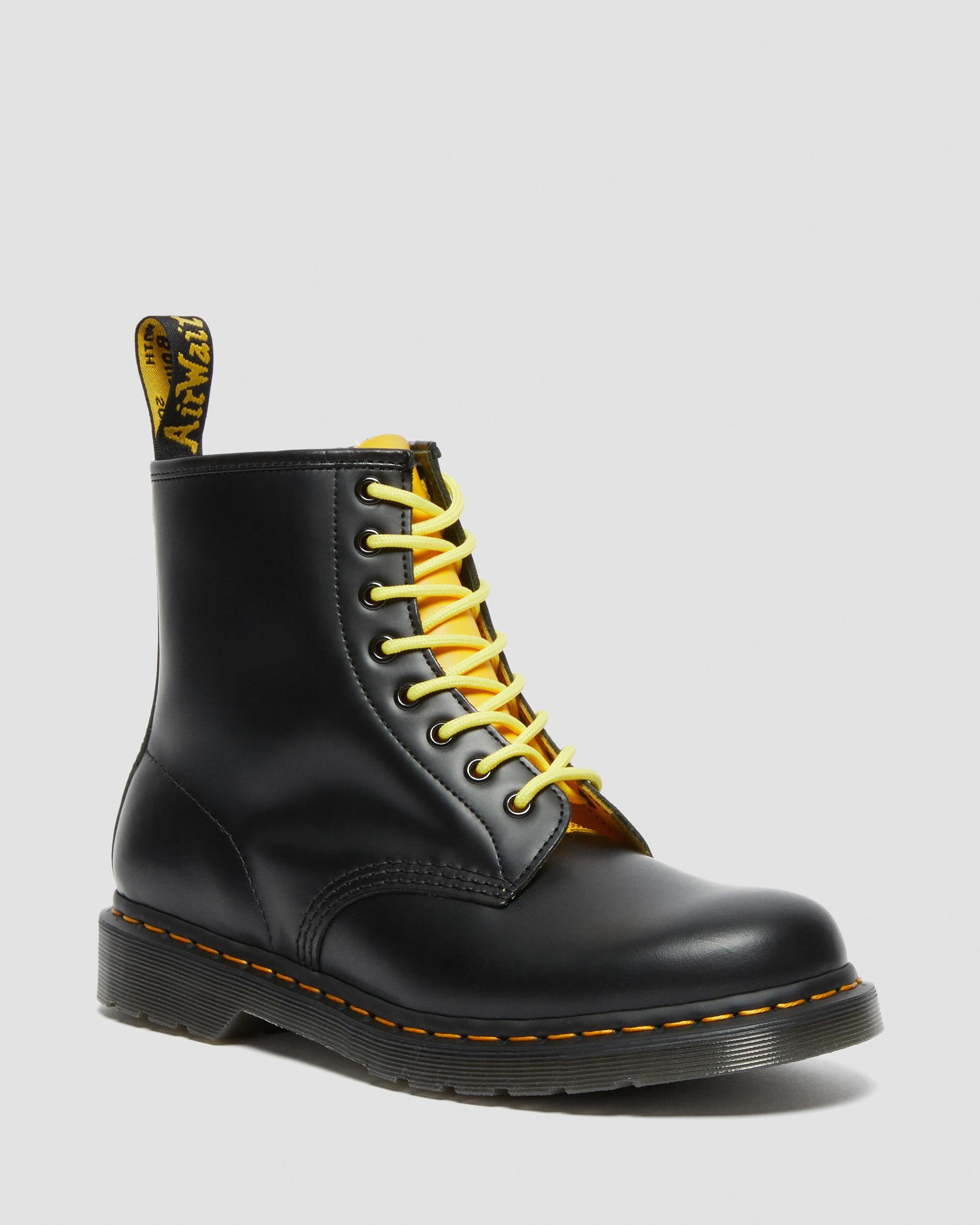 Dr Martens 1460 Contrast Smooth Leather Lace Up Boots - Trenton