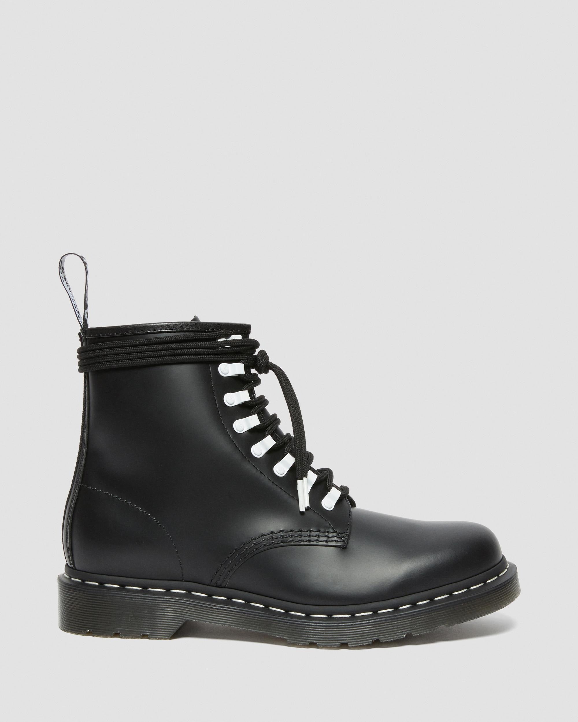Dr Martens Dr Martens 1460 Contrast Hardware Leather Lace Up Boots Boot Black UK 3