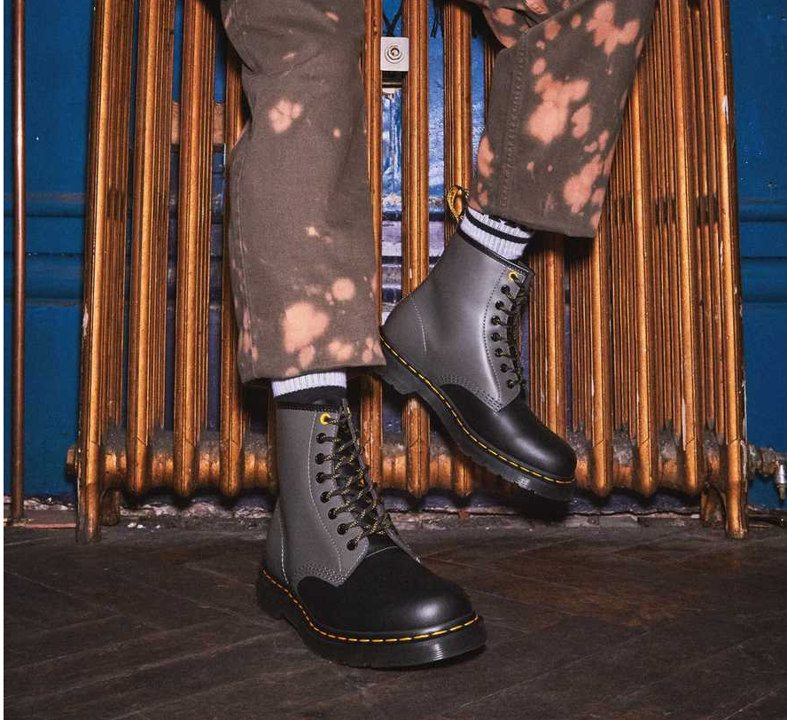 Dr Martens Dr Martens 1460 Smooth Clash Leather Lace Up Boots Boot