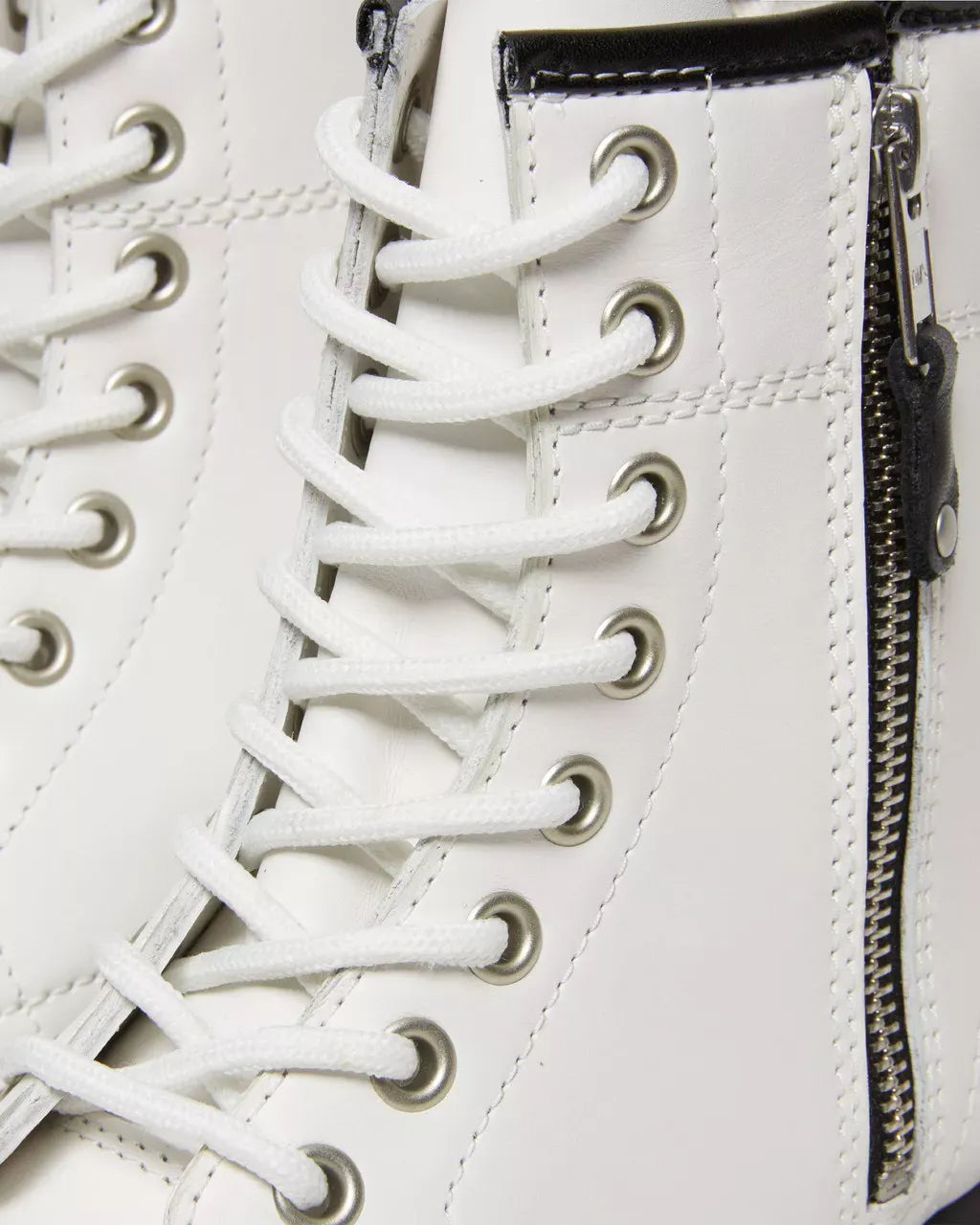 Dr Martens Dr Martens 1460 Double Zip Leather Lace Up Boots Boot