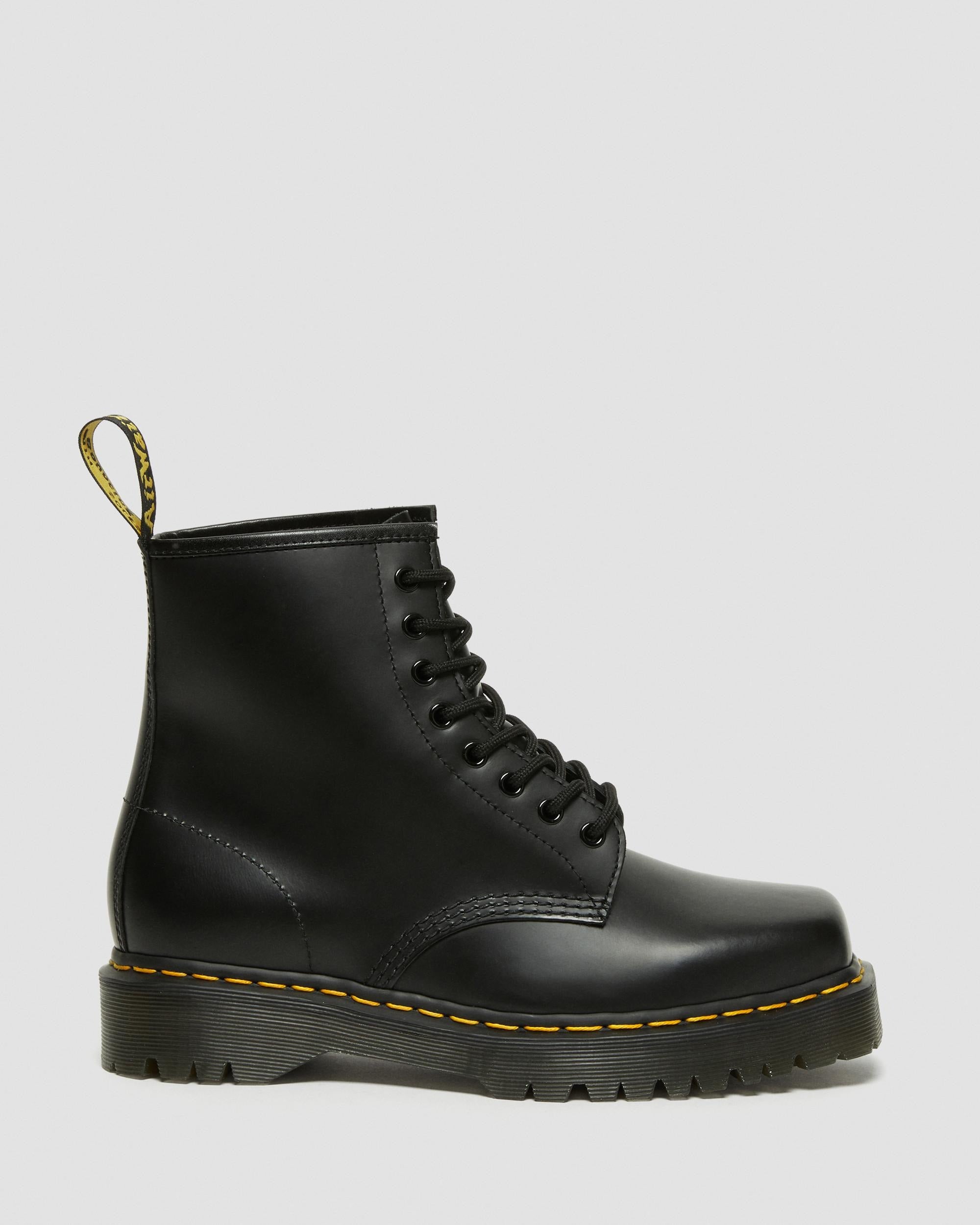 Dr Martens Dr Martens 1460 Bex Squared Toe Leather Lace Up Boots Boot Black UK 3