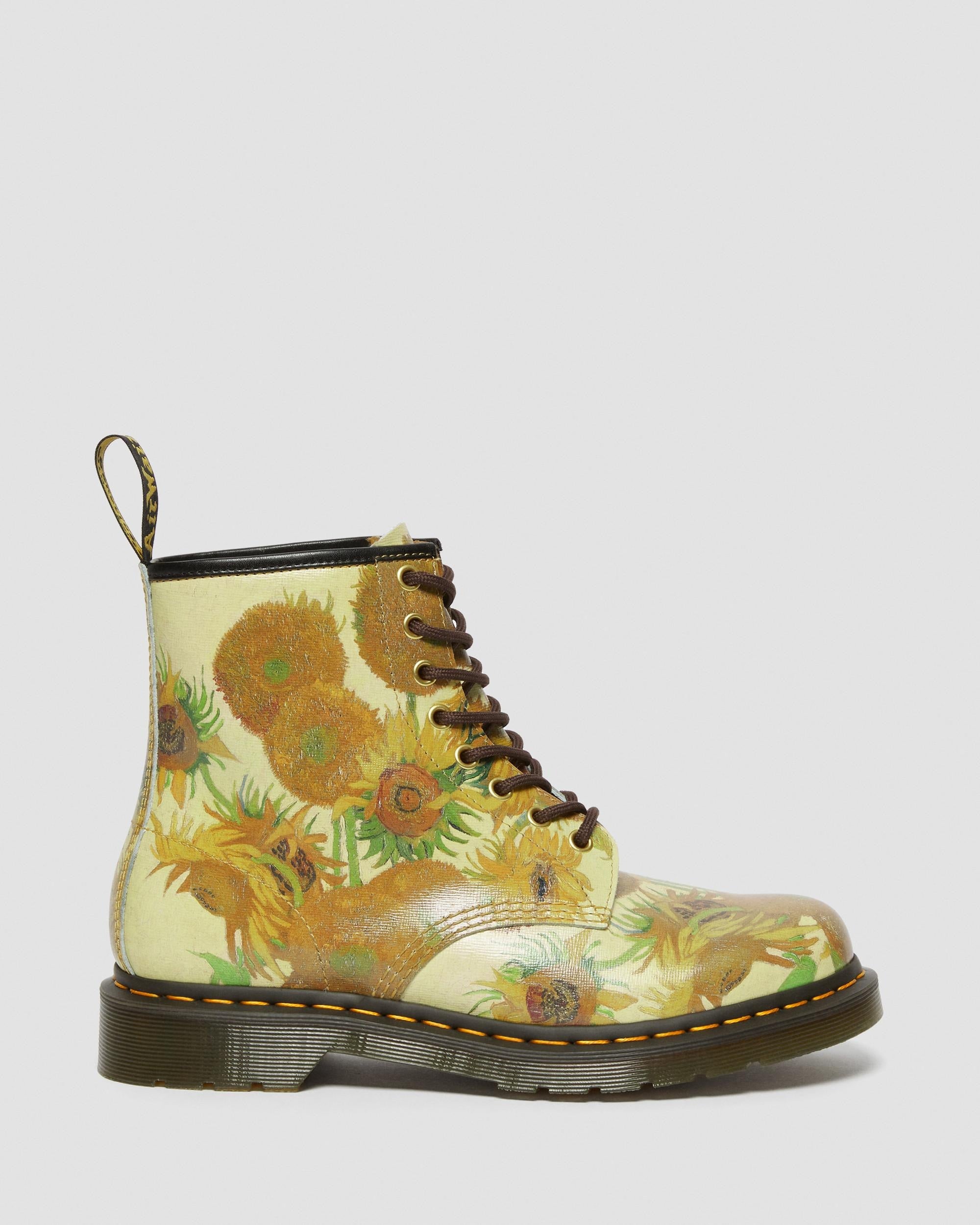 Dr Martens Dr Martens The National Gallery 1460 Sunflowers Leather Boots Boot Van Gogh UK 3