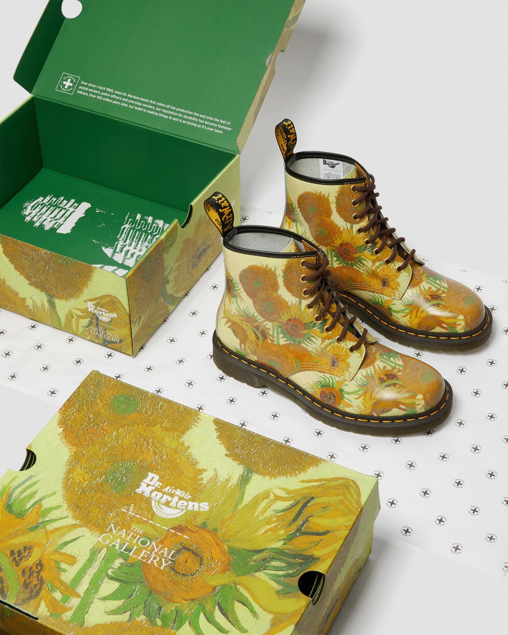 Dr Martens Dr Martens The National Gallery 1460 Sunflowers Leather Boots Boot