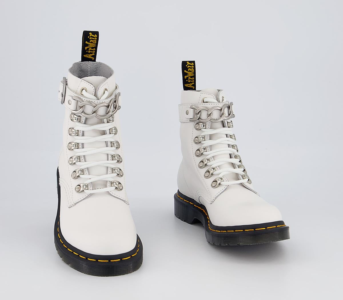 Dr Martens Dr Martens 1460 Pascal Chain Leather Lace Up Boots Boot