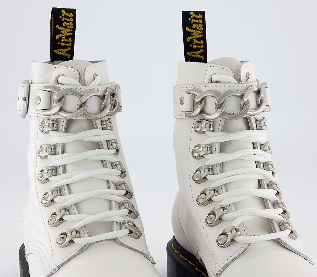 Dr Martens Dr Martens 1460 Pascal Chain Leather Lace Up Boots Boot