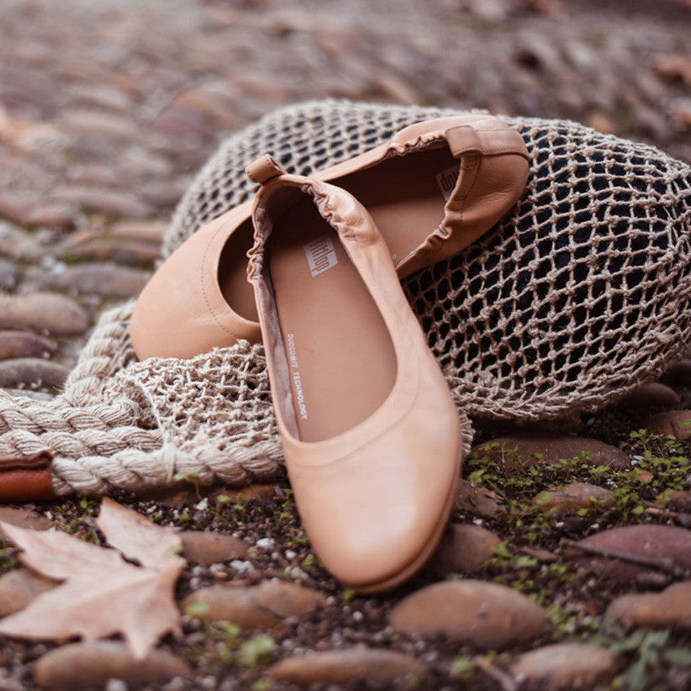 Soft Leather Ballet Pumps ALLEGRO Dynamicush