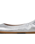 Soft Leather Ballet Pumps ALLEGRO Dynamicush Silver 3