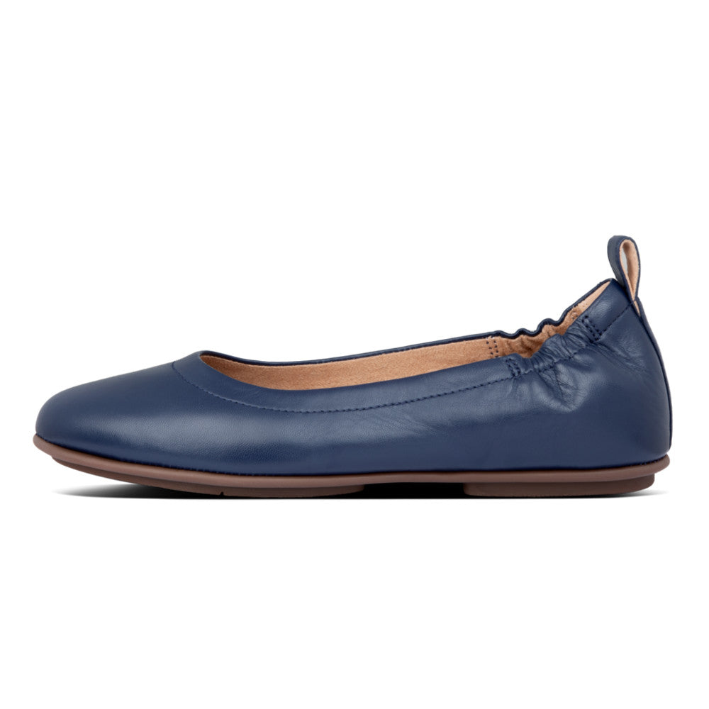 Soft Leather Ballet Pumps ALLEGRO Dynamicush Midnight Navy 3
