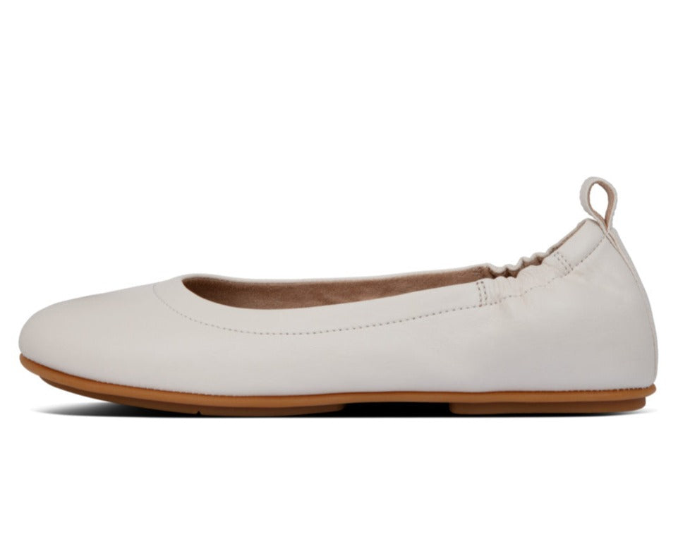 Soft Leather Ballet Pumps ALLEGRO Dynamicush Stone 8