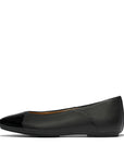 FitFlop FitFlop Danser Cap-toe Leather Ballet Flats All Black Shoes All Black 4